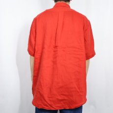 画像3: POLO Ralph Lauren "CLASSIC FIT" リネンボタンダウンシャツ L (3)