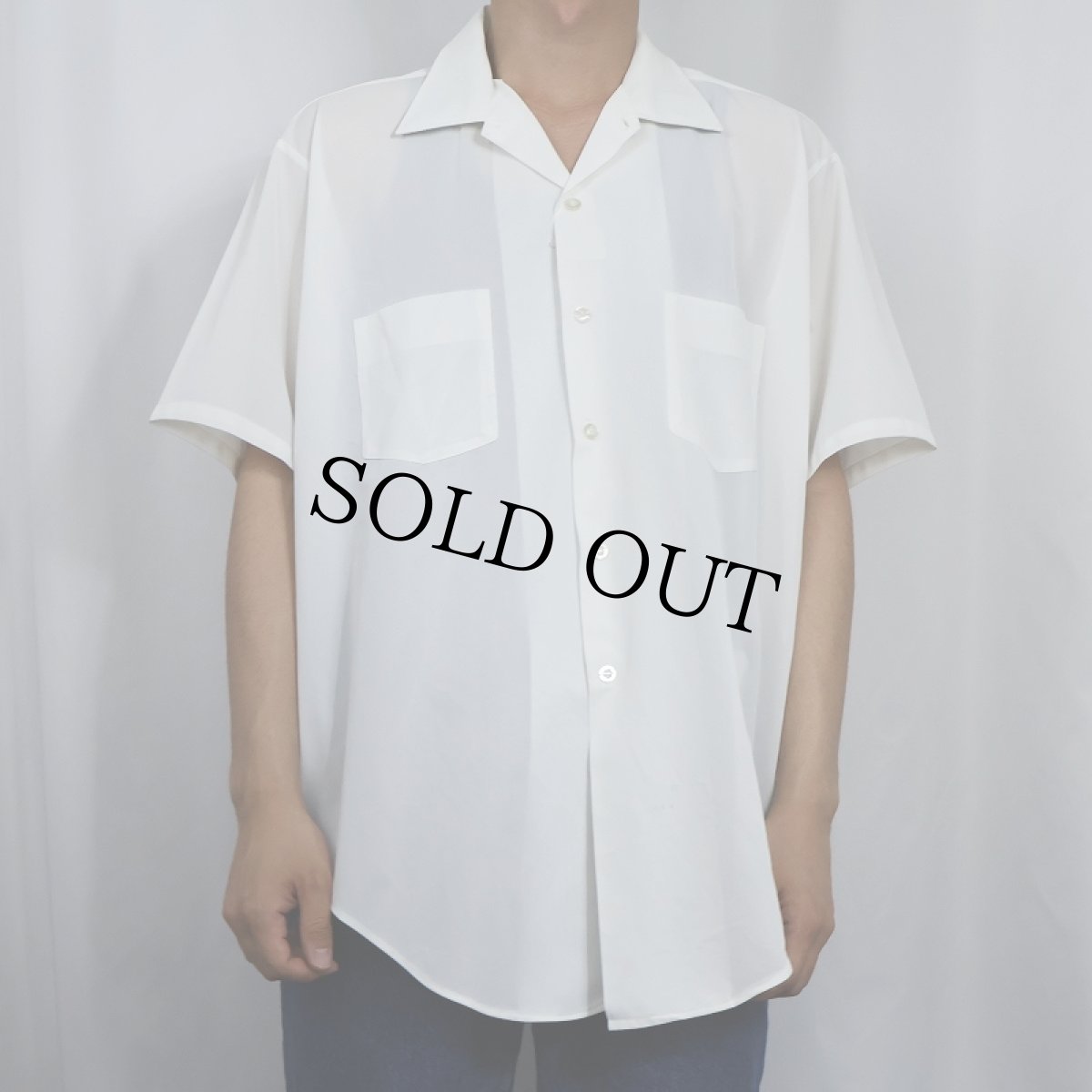 画像2: 70's VAN HEUSEN ポリエステルシャツ (2)