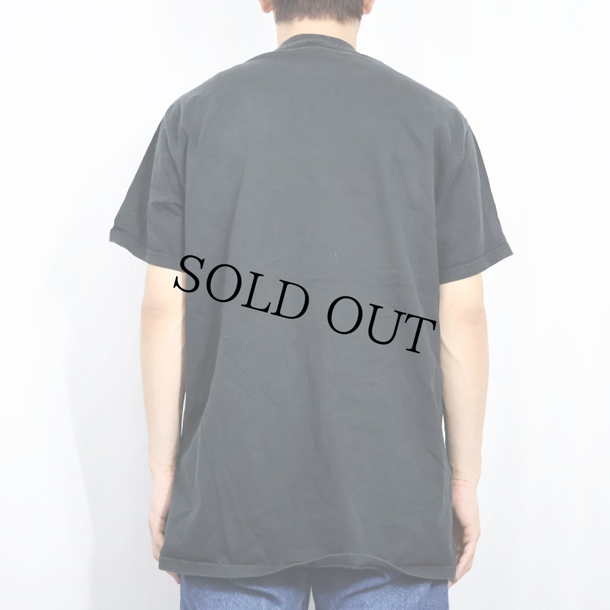 画像3: 90's RUSSELL ATHLETIC USA製 無地 ポケットTシャツ BLACK L (3)