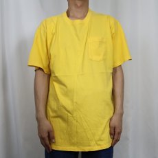 画像2: 90's RUSSELL ATHLETIC USA製 無地 ポケットTシャツ XL (2)
