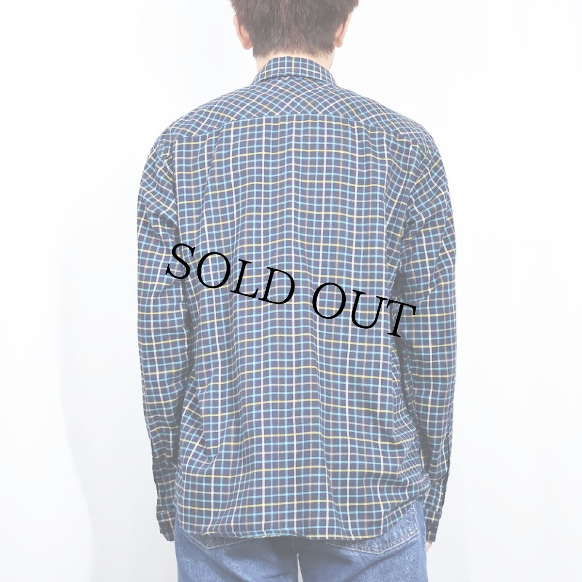 画像3: 2014AW Patagonia チェック柄 コットン×ポリエステルシャツ M (3)