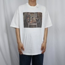 画像3: 90's Paul Cezanne USA製 "The Card Players" アートプリントTシャツ XL (3)