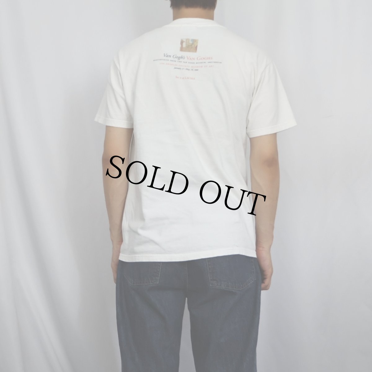 画像4: Vincent Van Gogh "The Bedroom" アートプリントTシャツ M (4)