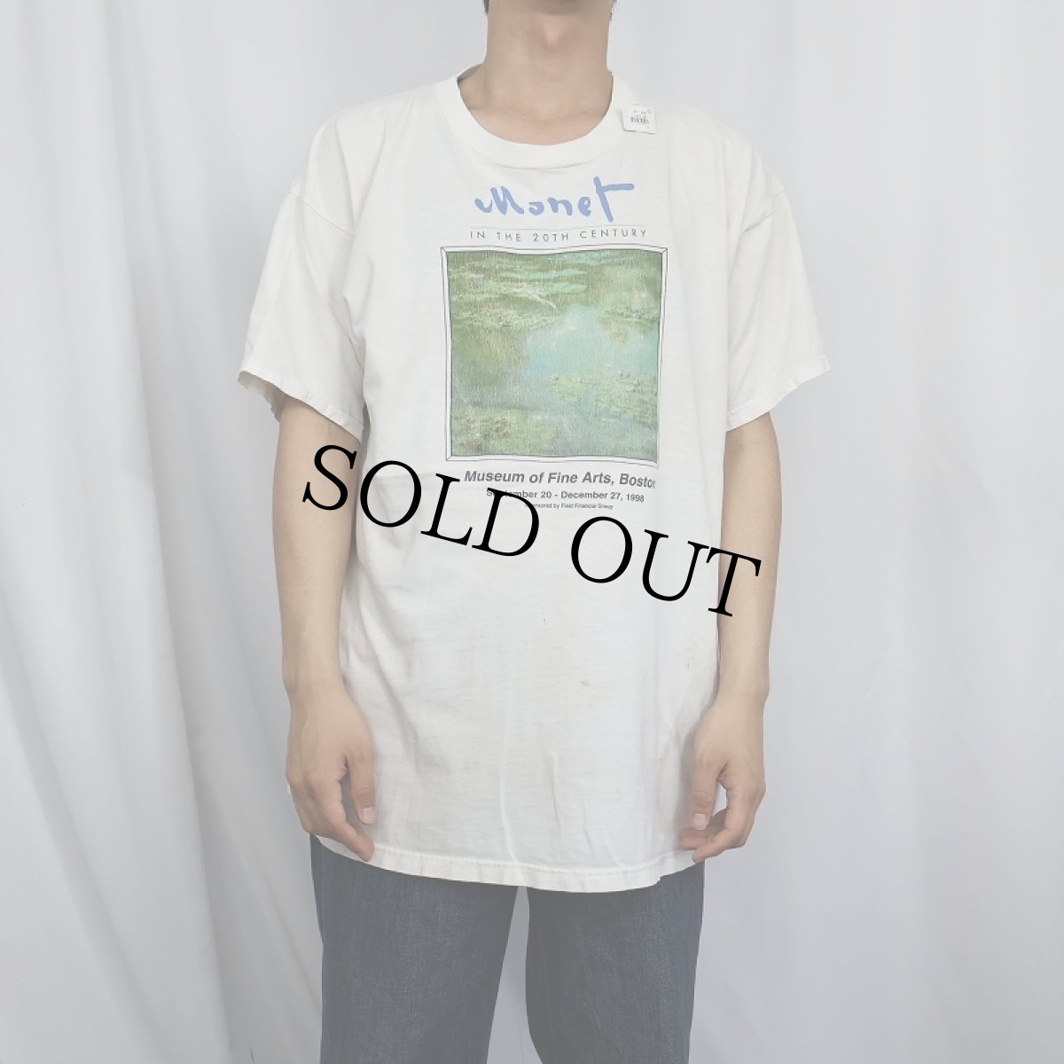 画像3: Claude Monet "Monet in the 20th century" アートプリントTシャツ XL (3)