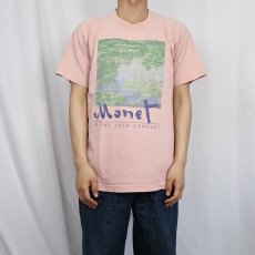 画像2: 90's Claude Monet USA製 "Monet in the 20th century" アートプリントTシャツ L (2)