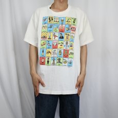 画像2: 90's Ken Brown USA製 "Loteria" アートプリントTシャツ XL (2)