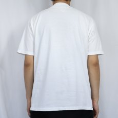画像3: 90's Richard Stine CANADA製 "I wonder if one could tell..." アートプリントTシャツ M (3)