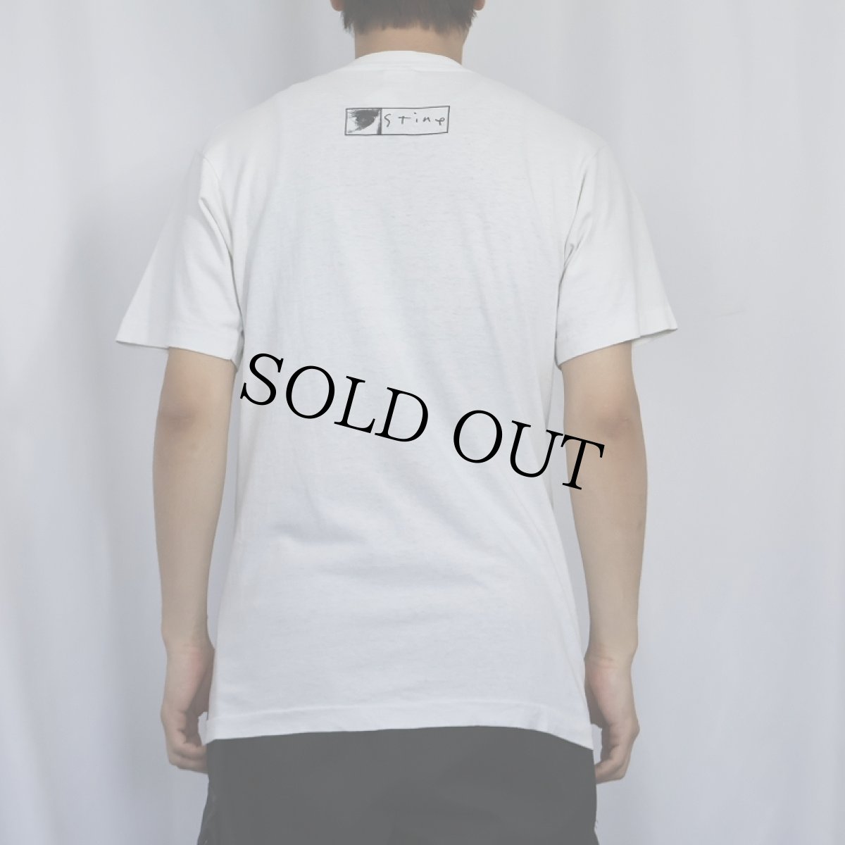 画像3: 90's Richard Stine USA製 "Man Reaching For A Star" アートプリントTシャツ M (3)