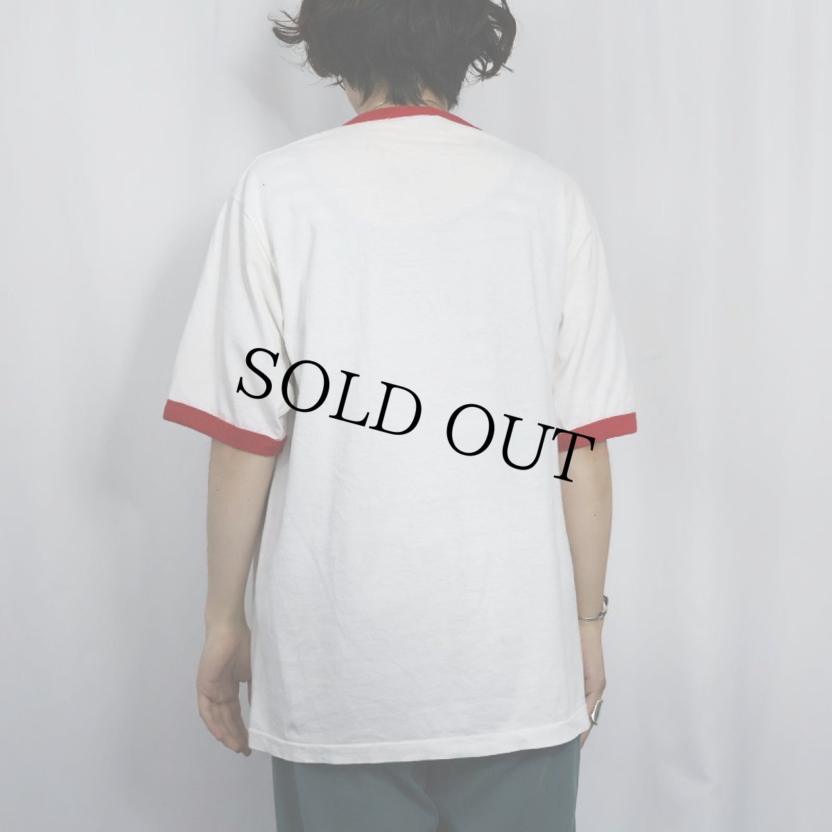 画像3: 2002 Nintendo スーパーマリオ USA製 ゲームキャラクタープリントリンガーTシャツ L (3)