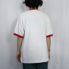 画像3: 2002 Nintendo スーパーマリオ USA製 ゲームキャラクタープリントリンガーTシャツ L (3)