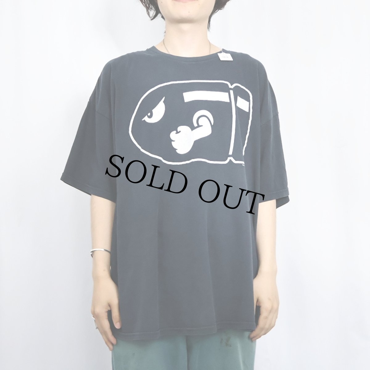 画像2: 2009 Nintedo スーパーマリオ "キラー" ゲームキャラクタープリントTシャツ (2)