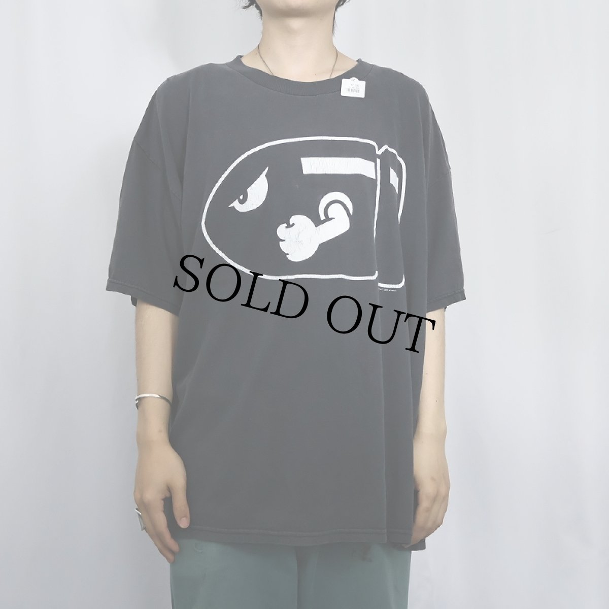 画像2: 2009 Nintedo スーパーマリオ "キラー" ゲームキャラクタープリントTシャツ (2)