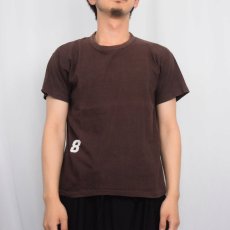 画像3: 70's RUSSELL ATHLETIC USA製 "TOM LYONS" プリントTシャツ BROWN M (3)