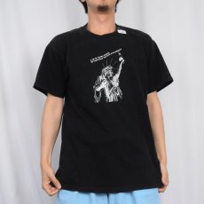 画像3: 2000's 7th St. ENTRY "Prohibition" 自由の女神パロディプリントTシャツ BLACK L (3)