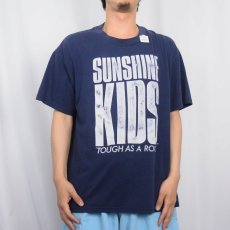 画像2: 80's Charles Bronson USA製 俳優プリントTシャツ NAVY M (2)
