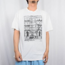 画像2: LED ZEPPELIN "PHYSICAL GRAFFITI." ロックバンドアルバムTシャツ XL (2)
