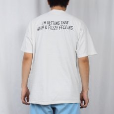 画像4: 2000's "I'M GETTING THAT WARM & FUZZY FEELING." 飲食店プリントTシャツ L (4)