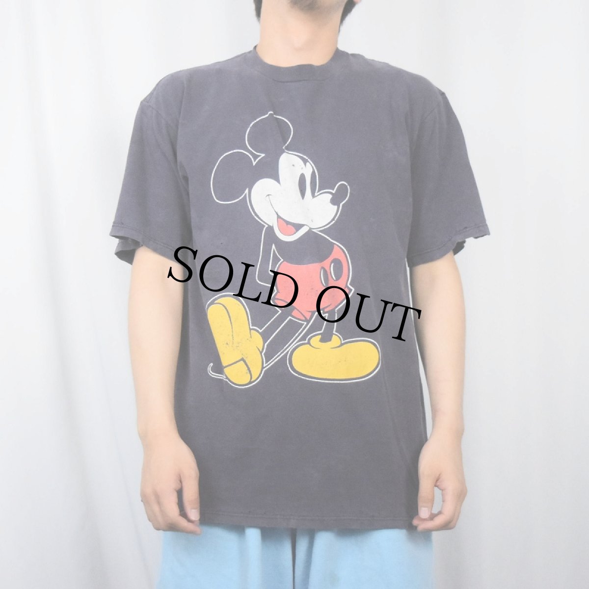 画像2: 90's Disney MICKEY MOUSE USA製 キャラクタープリントTシャツ L (2)