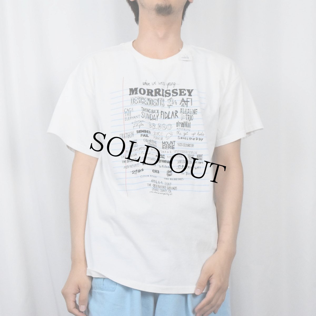 画像2: 2017 When We Were Young Festival ミュージックフェスティバルTシャツ L (2)