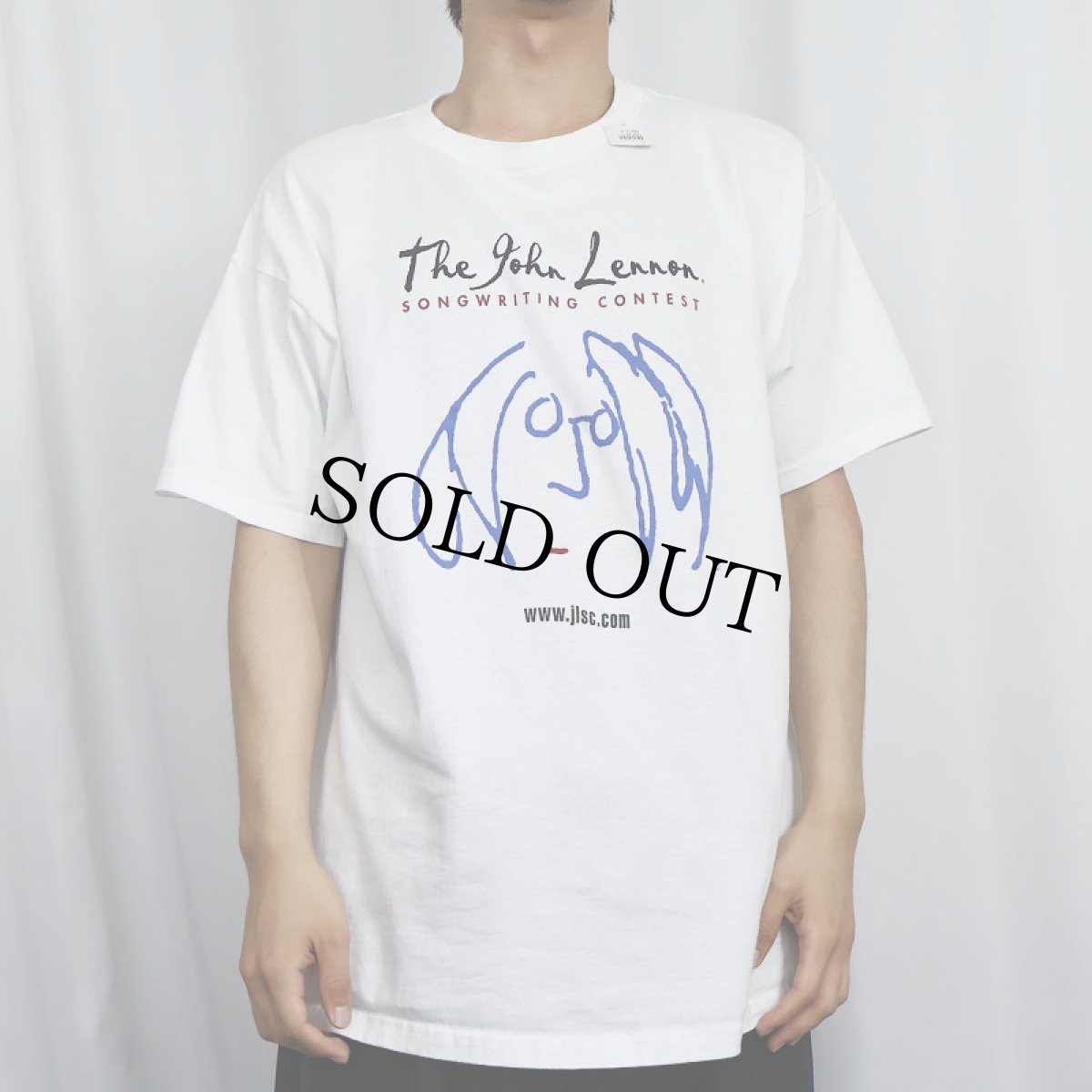画像3: JOHN LENNON "SONGWRITING CONTEST" ミュージシャンアートTシャツ XL (3)