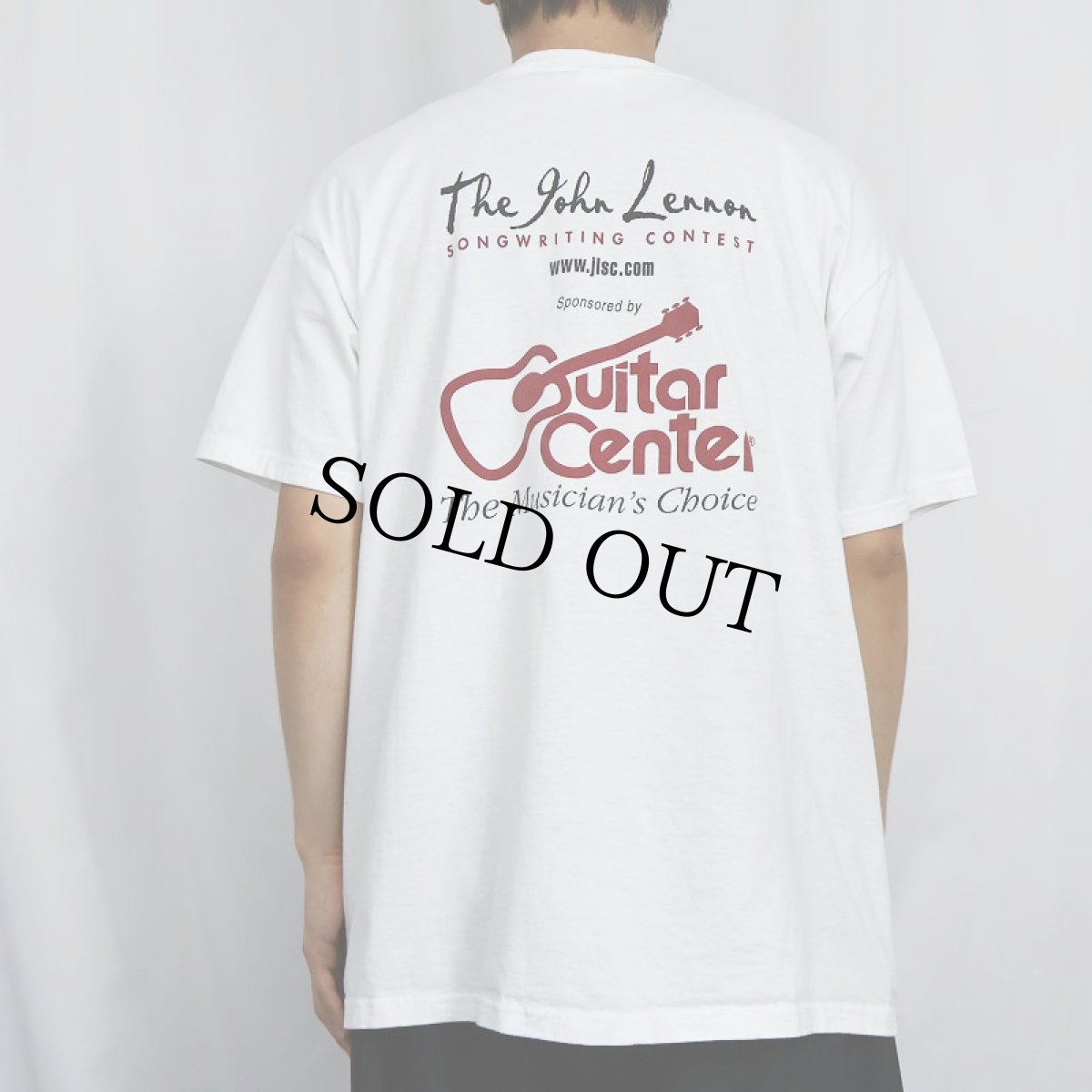画像4: JOHN LENNON "SONGWRITING CONTEST" ミュージシャンアートTシャツ XL (4)