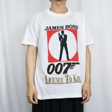 画像2: 80's 007/LICENCE TO KILL CANADA製 アクション映画プリントTシャツ XL (2)