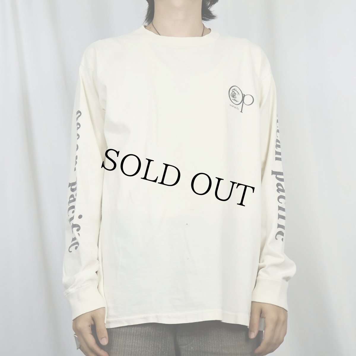 画像3: 80's Ocean Pacific USA製 サーフプリントロンT XL (3)