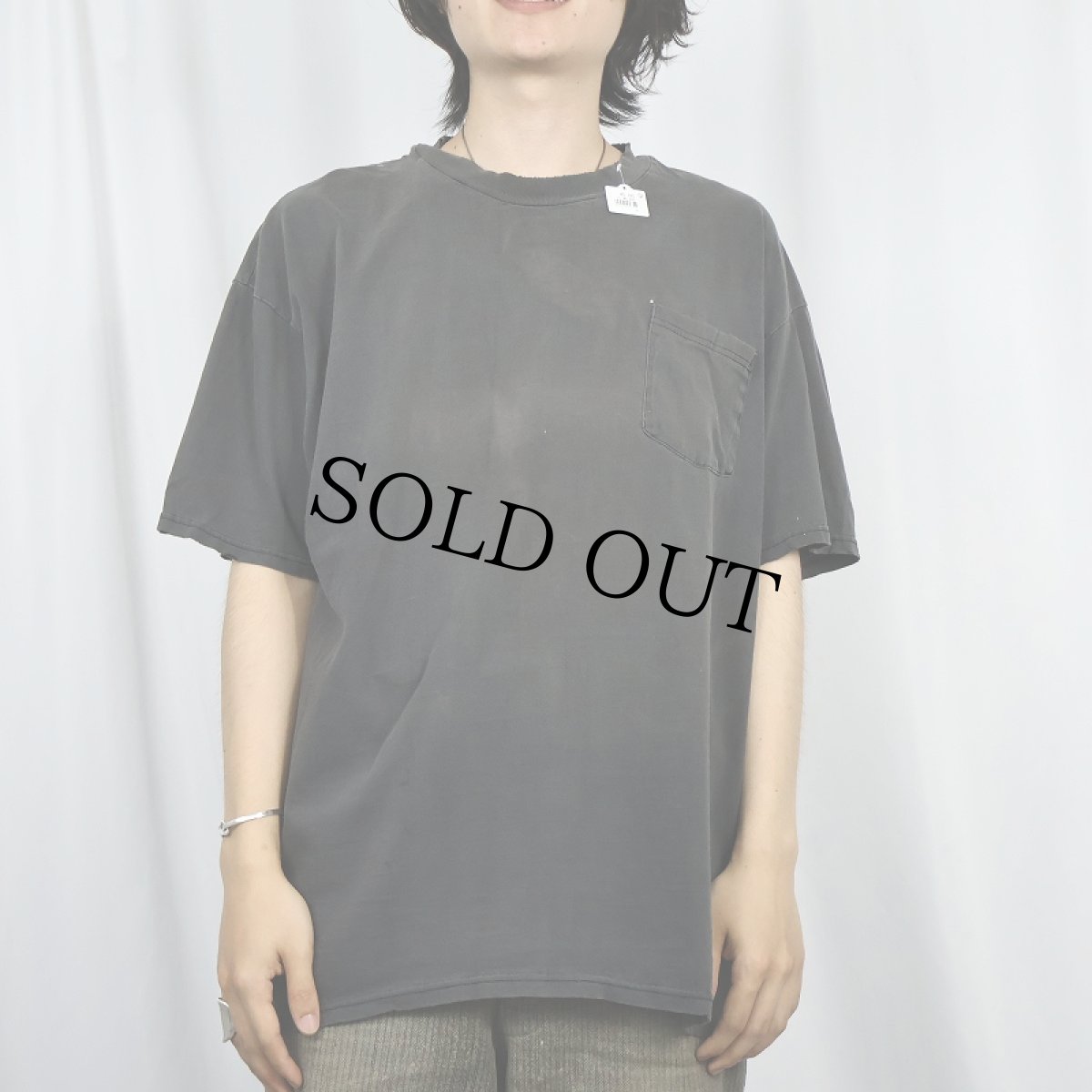 画像3: 2000's "SAND DOLLAR BOTTOM SCRATCHER" スキューバダイビングプリント ポケットTシャツ XL (3)