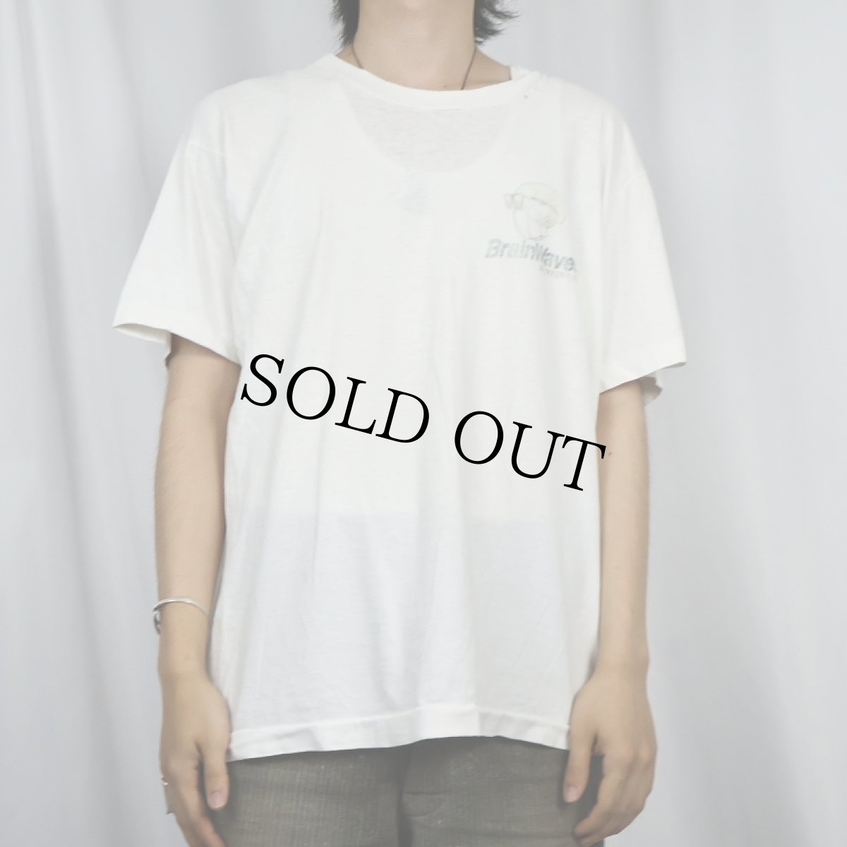 画像3: 90's Brain Waves USA製 "JACKSON DID THIS" サーフブランド プリントTシャツ L (3)