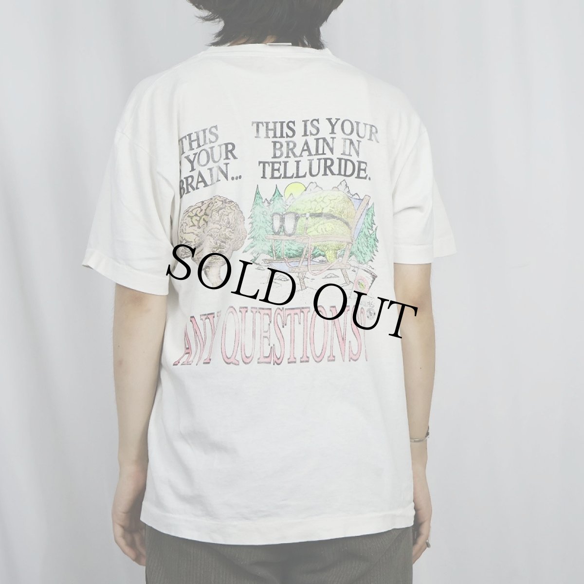 画像4: 90's Brain Waves USA製 "JACKSON DID THIS" サーフブランド プリントTシャツ L (4)