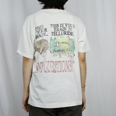 画像4: 90's Brain Waves USA製 "JACKSON DID THIS" サーフブランド プリントTシャツ L (4)
