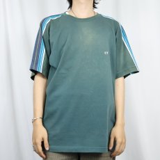 画像2: 90's HANG TEN USA製 ロゴ刺繍 Tシャツ XL (2)