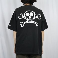 画像4: 90's BILLABONG BAD BILLYS ロゴプリントTシャツ BLACK (4)