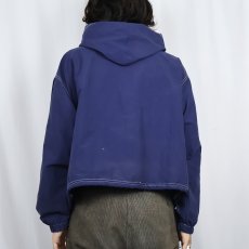 画像3: 80〜90's Ocean Pacific USA製 ハーフジップ ナイロンプルオーバーパーカー NAVY (3)