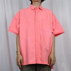 画像3: 90's Ocean Pacific 総柄 コットンシャツ L (3)