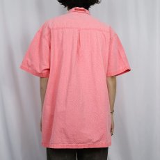 画像4: 90's Ocean Pacific 総柄 コットンシャツ L (4)