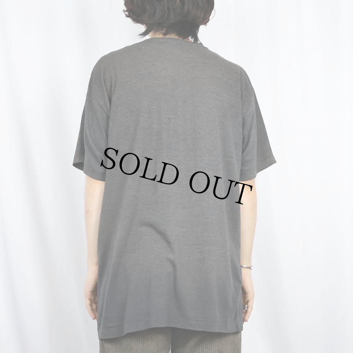 画像3: 80's Watson's CANADA製 無地 ポケットTシャツ BLACK XL (3)