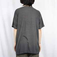 画像3: 80's Watson's CANADA製 無地 ポケットTシャツ BLACK XL (3)