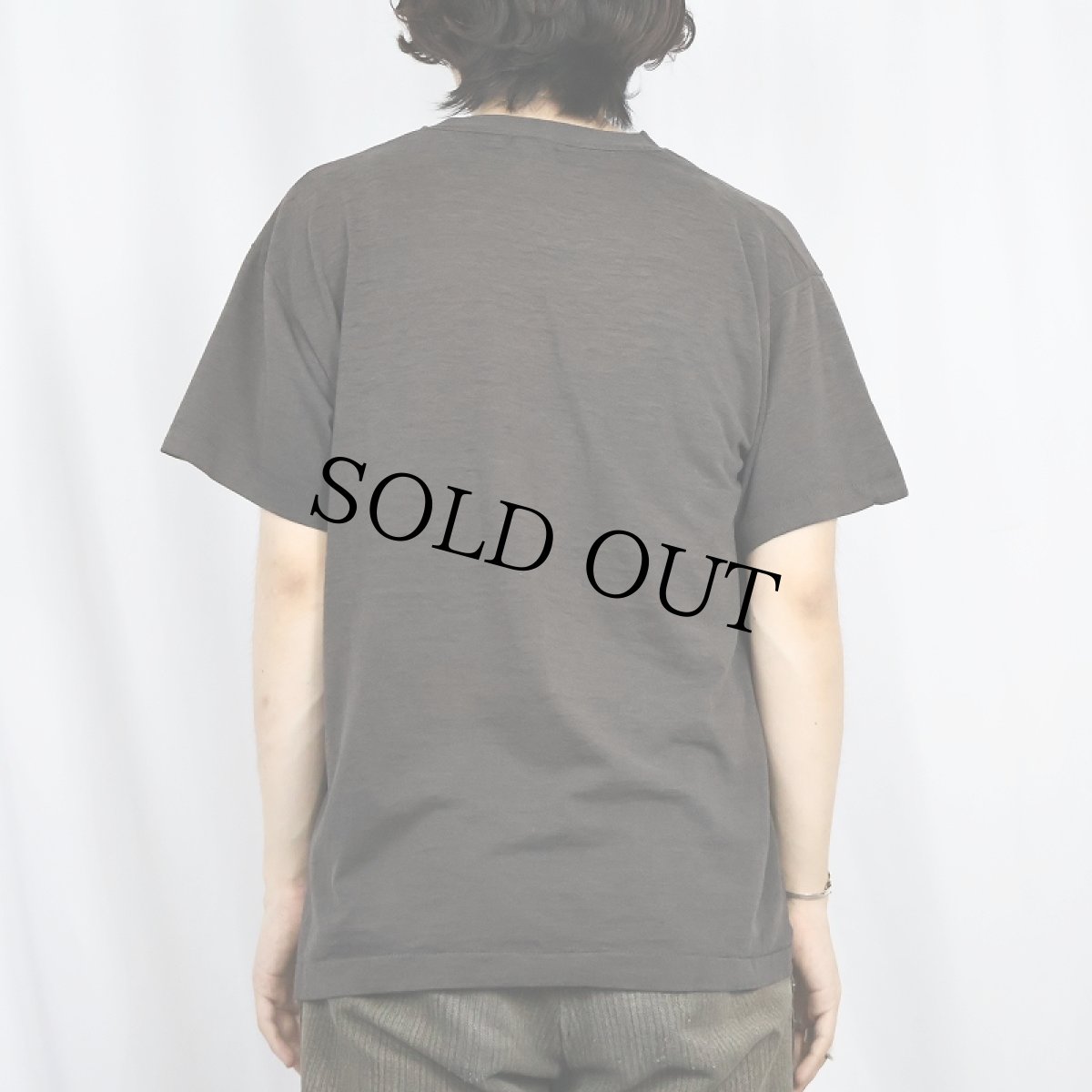 画像3: 90's FRUIT OF THE LOOM USA製 無地 ポケットTシャツ BLACK L (3)