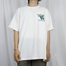 画像3: 90's GRAVITY GRAPHICS USA製 "EYE-LAND DOG" 犬イラストプリントTシャツ XL (3)
