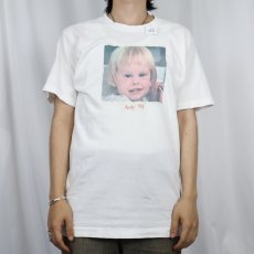 画像2: 80〜90's USA製 "Amy '94" メモリアルフォトプリントTシャツ L (2)