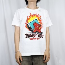 画像2: YOMIURI TV "POWER UP!" テレビ局 恐竜プリントTシャツ (2)
