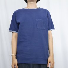 画像2: 60〜70's Jayshire 鹿の子ポケットTシャツ L (2)