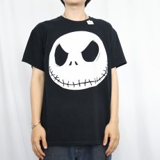 画像2: The Nightmare Before Christmas "Jack Skellington" キャラクタープリントTシャツ BLACK L (2)