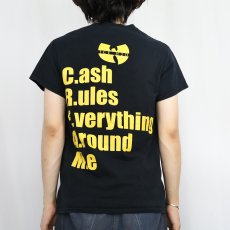 画像4: WU-TANG CLAN ロゴプリント ヒップホップTシャツ BLACK S (4)
