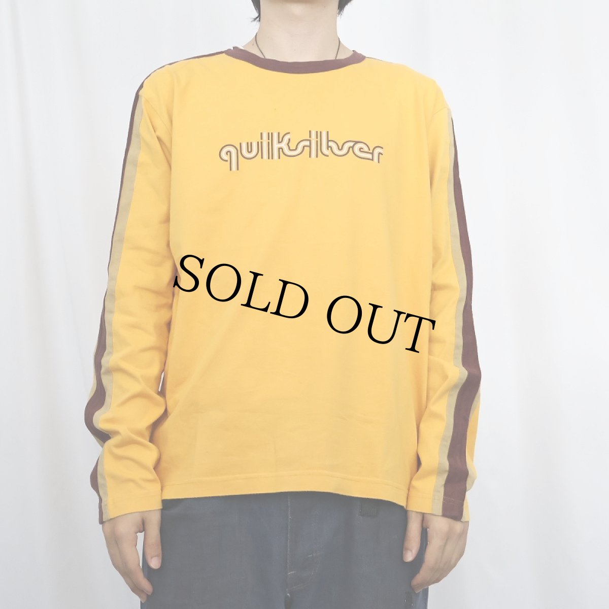 画像2: QUIKSILVER ロゴプリントロンT L (2)