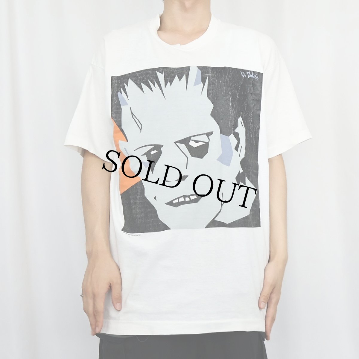 画像2: 90's FRANKENSTEIN USA製 イラストプリントTシャツ XL (2)