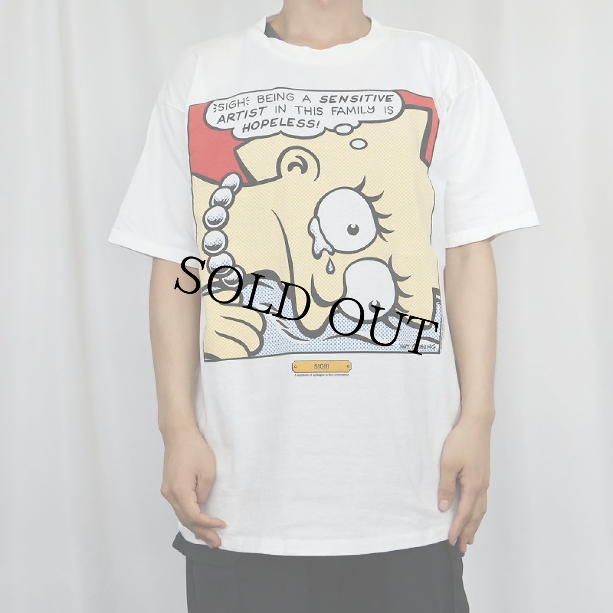 画像2: 【SALE】 90's STANLEY DESANTIS USA製 "THE SIMPSONS" リキテン風 キャラクタープリントTシャツ M (2)