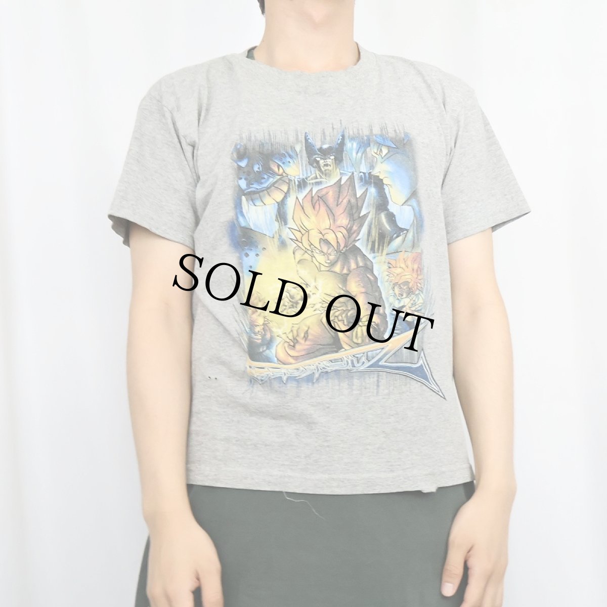 画像2: 2000's DRAGONBALL Z アニメキャラクタープリントTシャツ L (2)