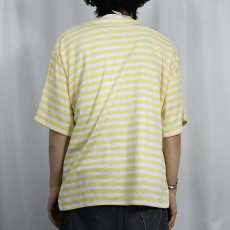 画像3: 80〜90's Jantzen USA製 ボーダー柄 Tシャツ M (3)